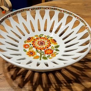 Vintage Schmidt Porcelana Bread/Fruit Basket